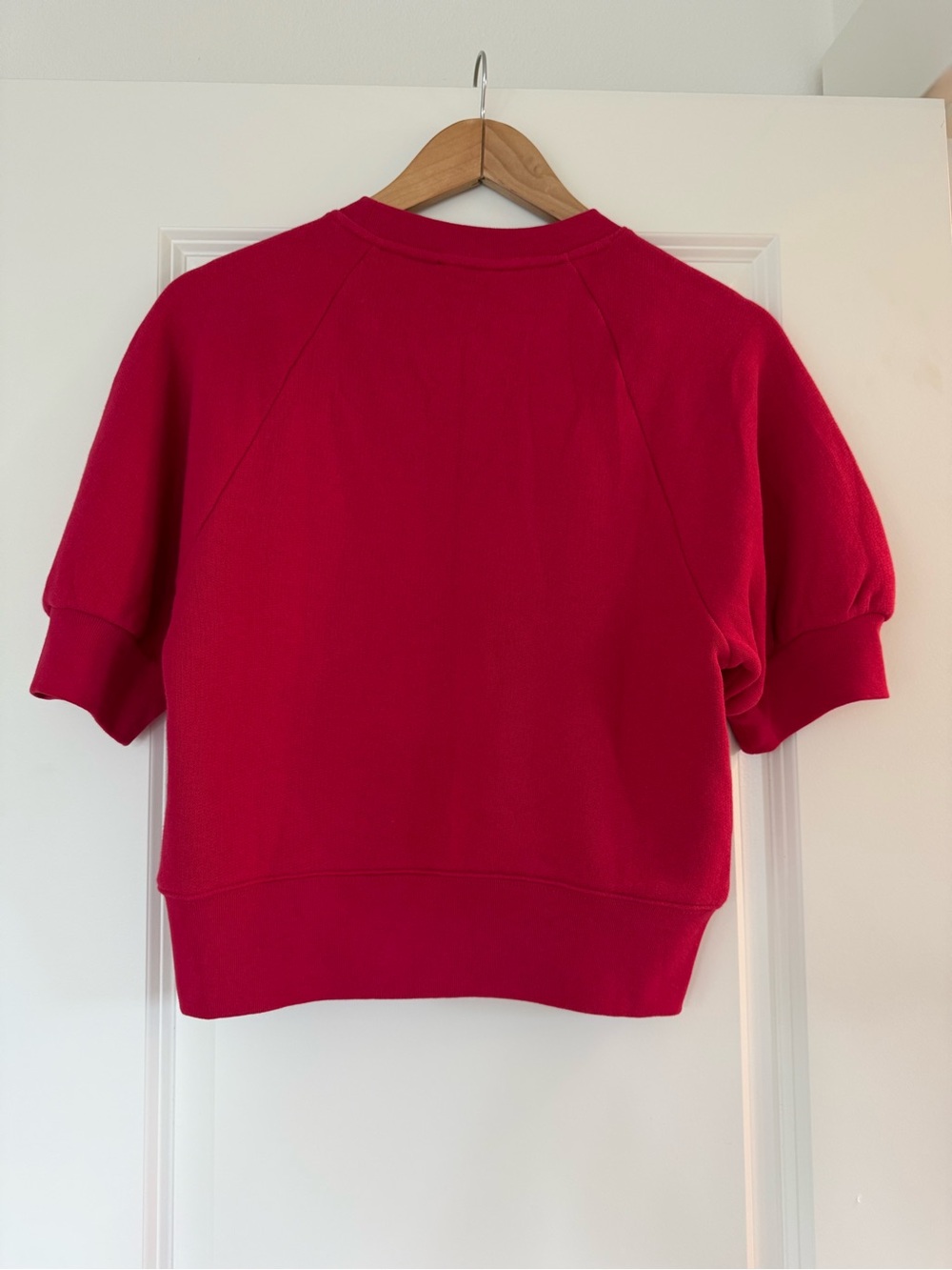 J Crew NWT Heritage terry puff-sleeve sweatshirt Size XS - Picture 3 of 6